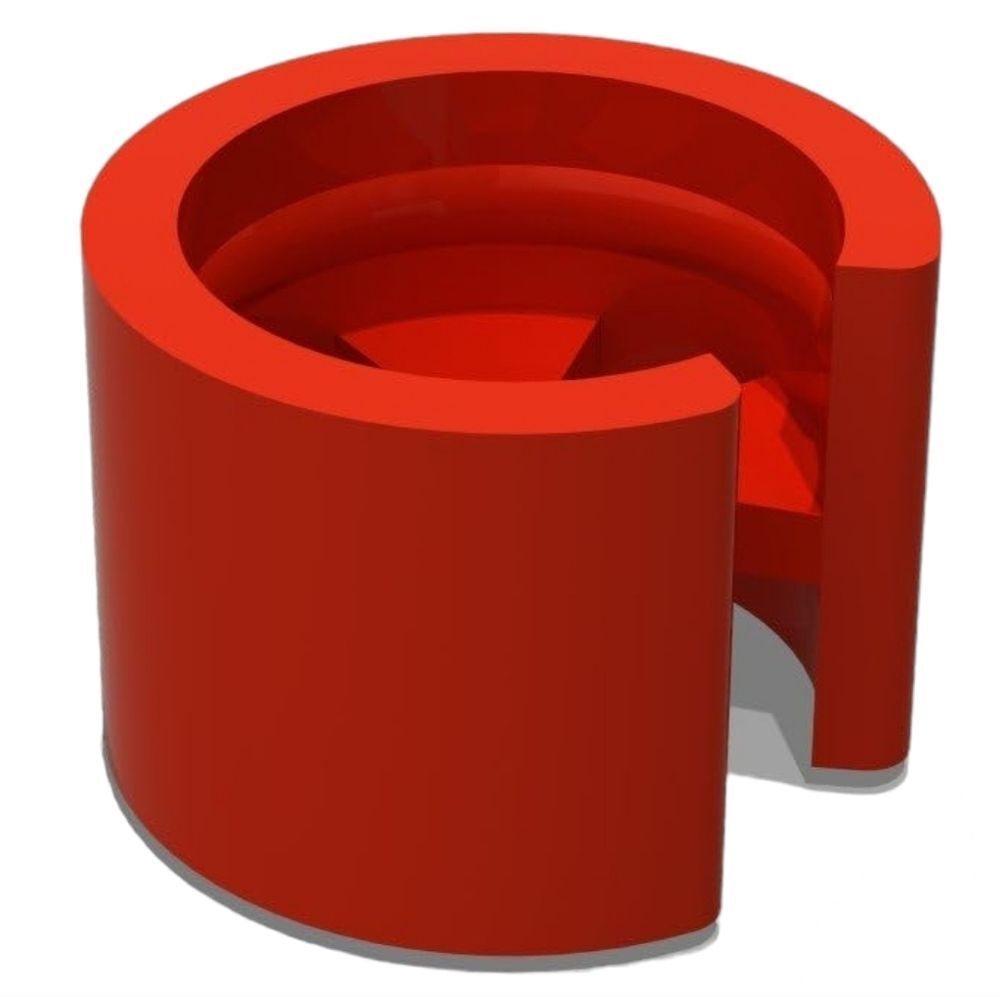 🔹️NIB Red Plastic Clothing Clip On Hanger Size Tags